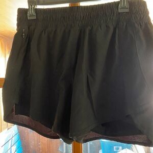 Black High Waist Avia Brand Women's Shorts Size Large